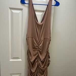 SHEIN tan dress